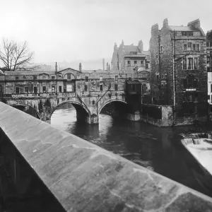 Pulteney Bridge Print, circa 1930 Pulteney Bridge Print, circa 1930