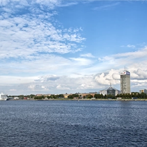 Pure clouds over Riga