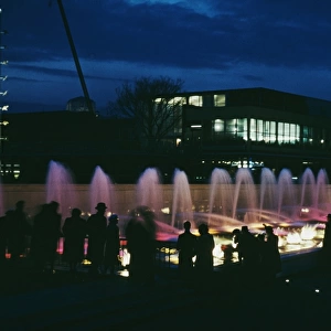 Purple Fountains