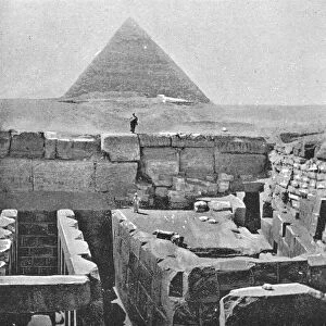 Pyramid of Khafre in Giza, Egypt - Ottoman Empire