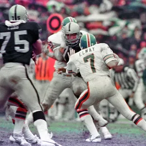 QB John Elway during Raiders vs. Broncos Game QB John Elway during Raiders vs. Broncos Game