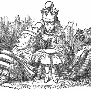 Queen Alice with the Red Queen and White Queen in Through the Looking-Glass Queen Alice with the Red Queen and White Queen in Through the Looking-Glass