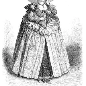 Queen Elizabeth I of England portrait illustration 1882