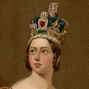 QUEEN VICTORIA IN HER CORONATION IN 1837