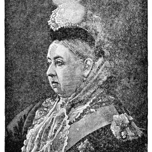 Queen Victoria engraving 1894