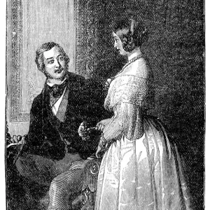 Queen Victoria and Prince Albert Print - Oil on Canvas Reproduction Queen Victoria and Prince Albert Print - Oil on Canvas Reproduction