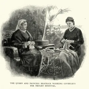 Queen Victoria and Princess Beatrice