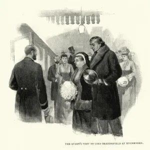 Queen Victoria visit to Lord Beaconsfield at Hughenden