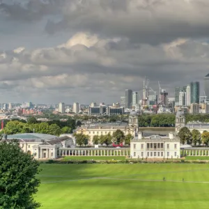 Queens House, Greenwich and Canary Wharf