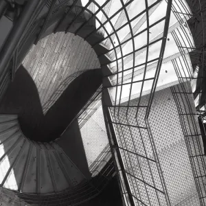 Cartagena Metal Steps Radial Architectural Print