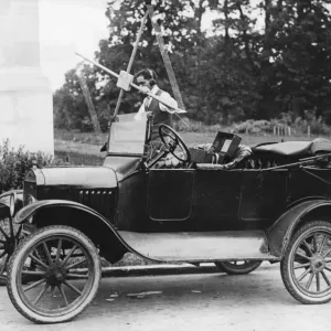 Vintage Ford Motor Car Print