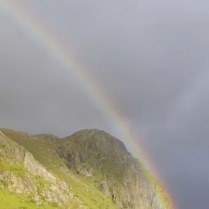 Rainbow, Lofoten, Northern Norway, Norway, Scandinavia, Europe Rainbow, Lofoten, Northern Norway, Norway, Scandinavia, Europe
