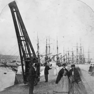 Ramsgate Pier Print circa 1857 Ramsgate Pier Print circa 1857