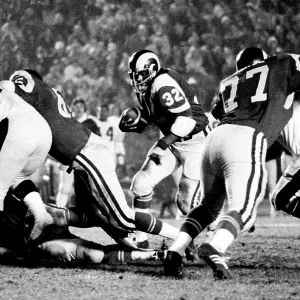 RB Cullen Bryant During Los Angeles Rams vs Pittsburgh Steelers 1975 RB Cullen Bryant During Los Angeles Rams vs Pittsburgh Steelers 1975