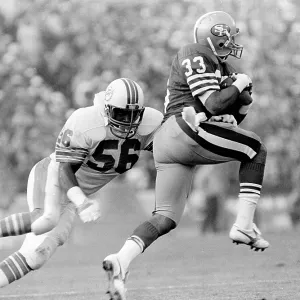 RB Roger Craig at Super Bowl XIX