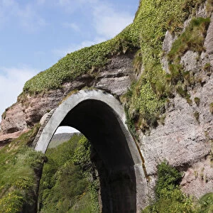 The Red Arch, Glenariff, County Antrim, Northern Ireland, Ireland, Great Britain, Europe