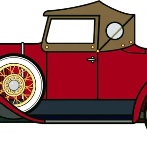 Red Model A Ragtop Red Model A Ragtop
