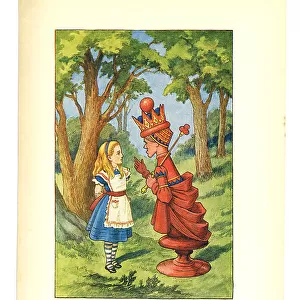 Red Queen illustration, (Alice's Adventures in Wonderland)