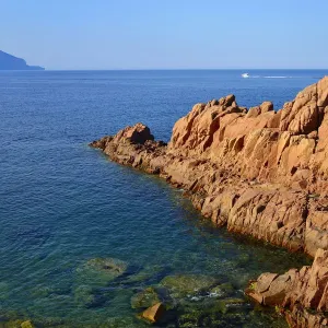 Red Porphyry Rocks Print of Arbatax, Sardinia Red Porphyry Rocks Print of Arbatax, Sardinia