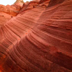 Red Sand Hill Print, Shaanxi Province, China Red Sand Hill Print, Shaanxi Province, China