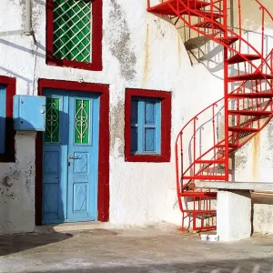 The red staircase The red staircase