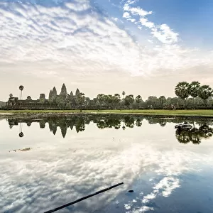 Reflection of Angkor Wat in Cambodia