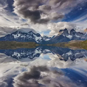 Torres del Paine Lake Reflection Print Torres del Paine Lake Reflection Print