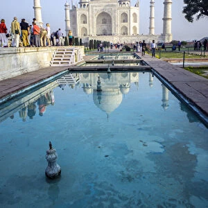 Reflection of Taj Mahal
