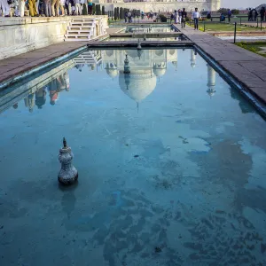 Reflection of Taj Mahal