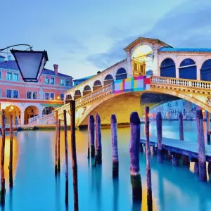 Rialtobrücke Venedig Italien Rialtobrücke Venedig Italien