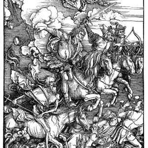 Albrecht Durer's The Four Riders Print