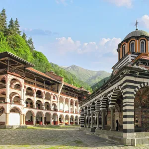 Rila, Bulgaria - June 2010: Rila Monastery