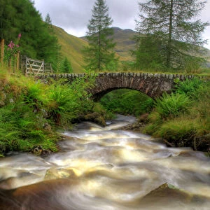Down River Smaglen, Perthshire, Scotland