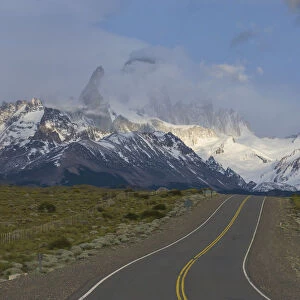 Road leading to Mount Fitzroy, Patagonia, Argentina