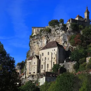 Rocamadour, Lot department, Midi-Pyrenees region, Occitania, place of pilgrimage of the Roman Catholic Church