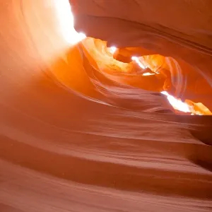 Rock formation in Antelope Canyon Rock formation in Antelope Canyon