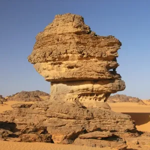 Rock formation in the Fezzan Rock formation in the Fezzan