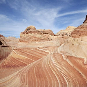 Rock formation made of petrified sand dunes, Coyote Buttes North, Vermilion Cliffs Wilderness, Arizona, USA