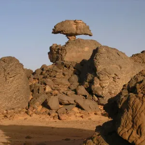 Tadrart Acacus Umbrella Rock Formation Print Tadrart Acacus Umbrella Rock Formation Print