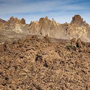 Rock formations in Teide National Park