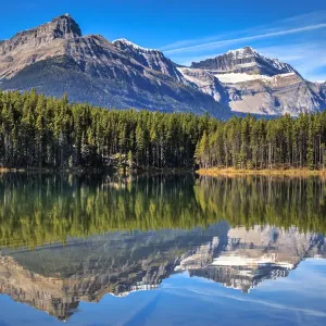 Rocky Mountains Print - Herbert Lake Reflection Rocky Mountains Print - Herbert Lake Reflection