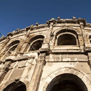 Roman Arena of Nimes, built in the first century AD, Nimes, Languedoc-Rousillon, France