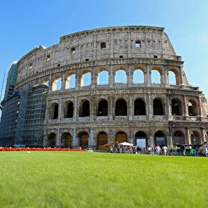 Roman Coliseum at Rome, Italy