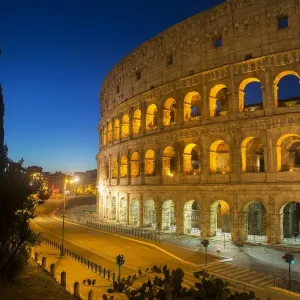Roman Colosseum Night Print by Chase Dekker Wild-life Images