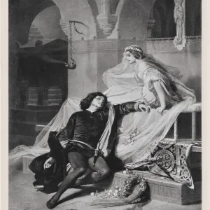 Romeo and Juliet Print, Photogravure Romeo and Juliet Print, Photogravure