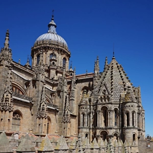 Rooftop of the new Cathedral of Salamanca, Spain