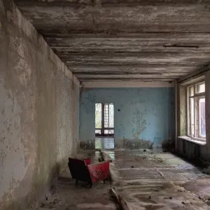 A room in Pripyat