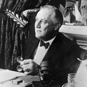 Franklin D. Roosevelt Print circa 1940 Franklin D. Roosevelt Print circa 1940