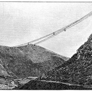 Ropeway over a gorge