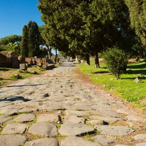 The ruins of the Ancient Roman harbour city of Ostia Antica in Rome, Italy The ruins of the Ancient Roman harbour city of Ostia Antica in Rome, Italy